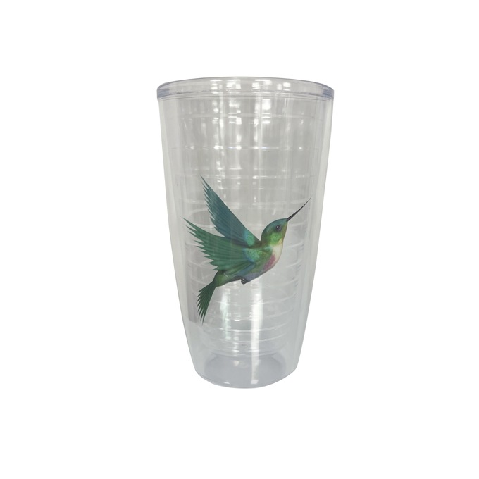 Set of 4 Hummingbird Tumblers, , large