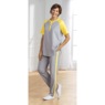 Short-Sleeve Henley Baseball Tunic, , large