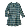 Pintuck Flannel Shirt, , large