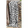 Animal Print Faux Fur Throw, , large