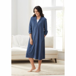 Smocked-Shoulder Duster, , large