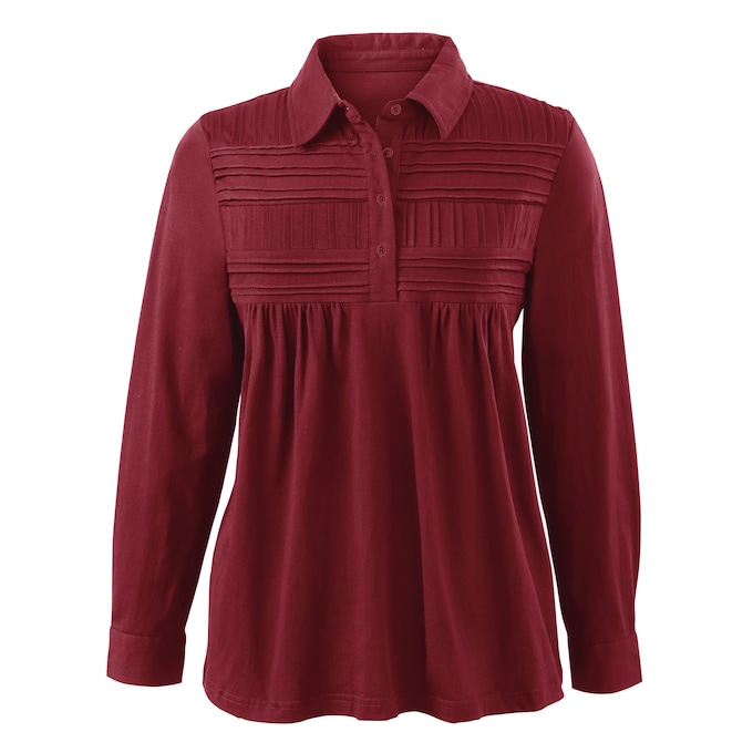 Charmed Henley Cotton Tunic, , large