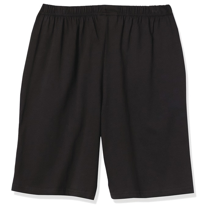 Knit Short - Solid and Print, Black, large