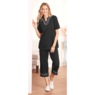 Embroidered Capri Set, , large