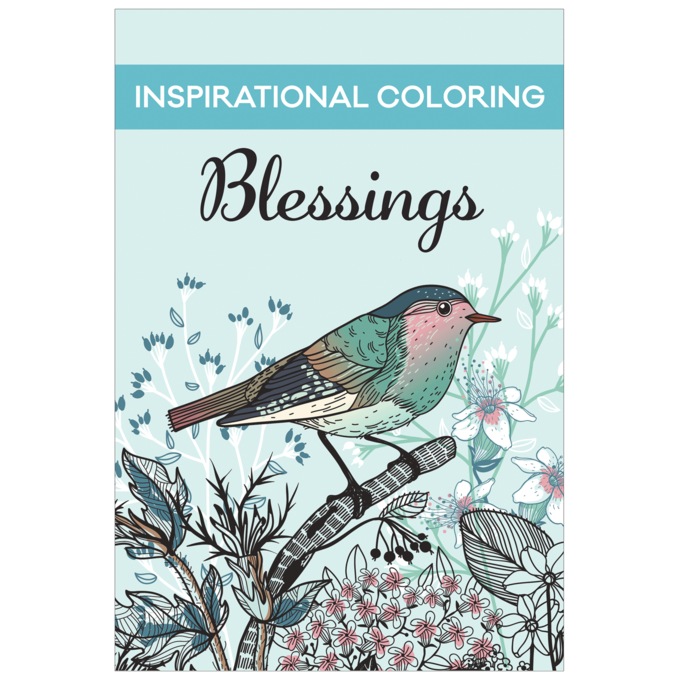 Set of 5 Inspirational Coloring Books, , large