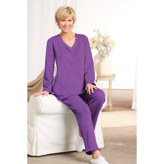 Fleece Lounge Set, Concord, large
