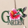 Outdoor Flower Wall Sign, , large