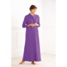 Solid Snap Front Robe, , large