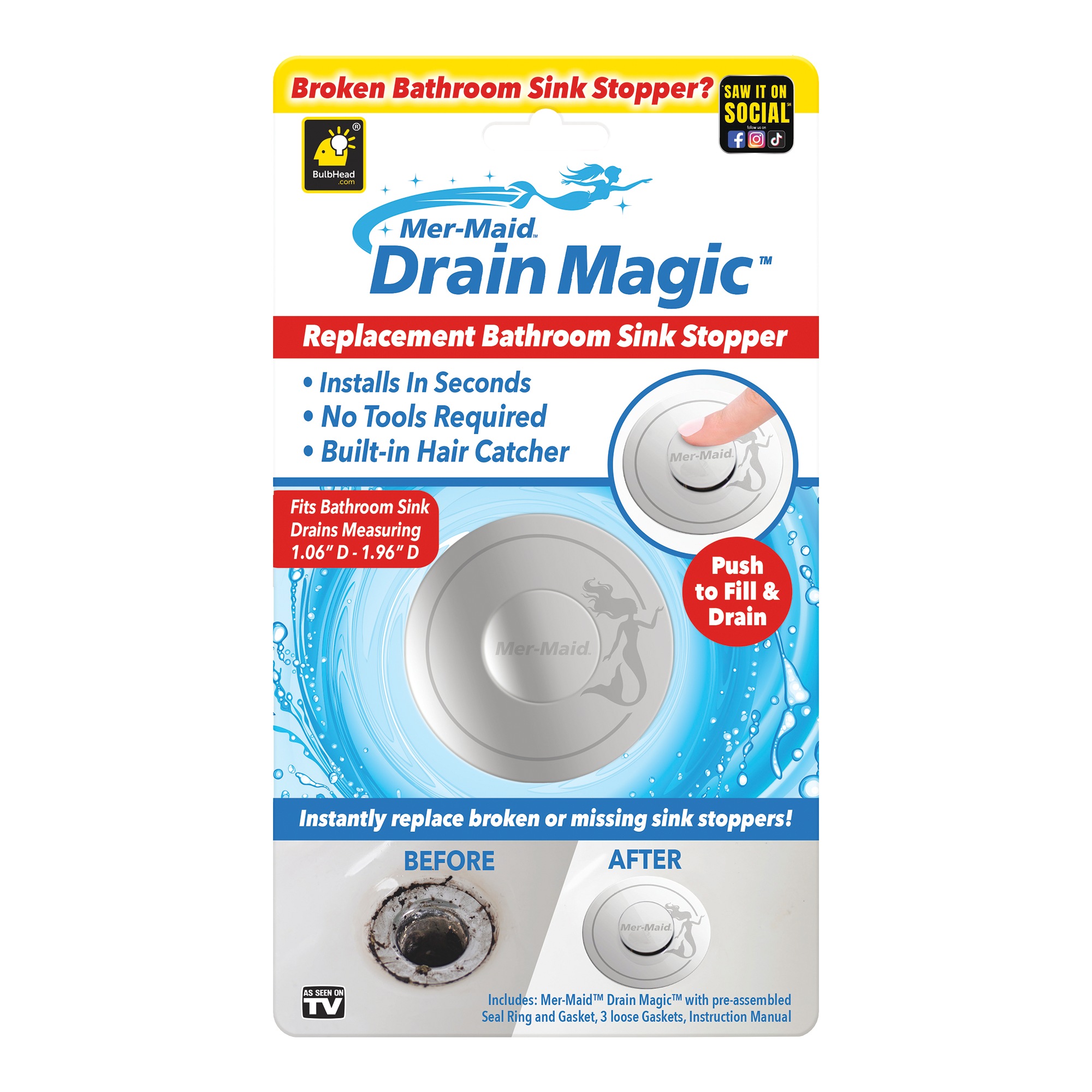 Mer-Maid Drain Magic, , large