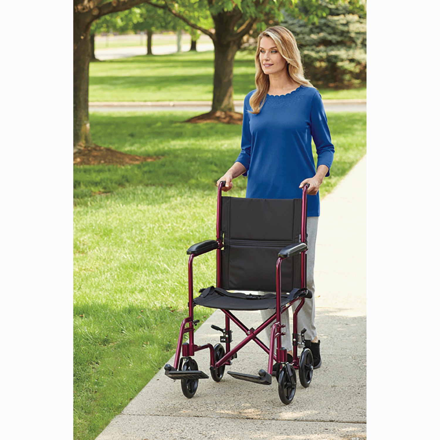 Drive Lightweight Transport Chair Healthy Living