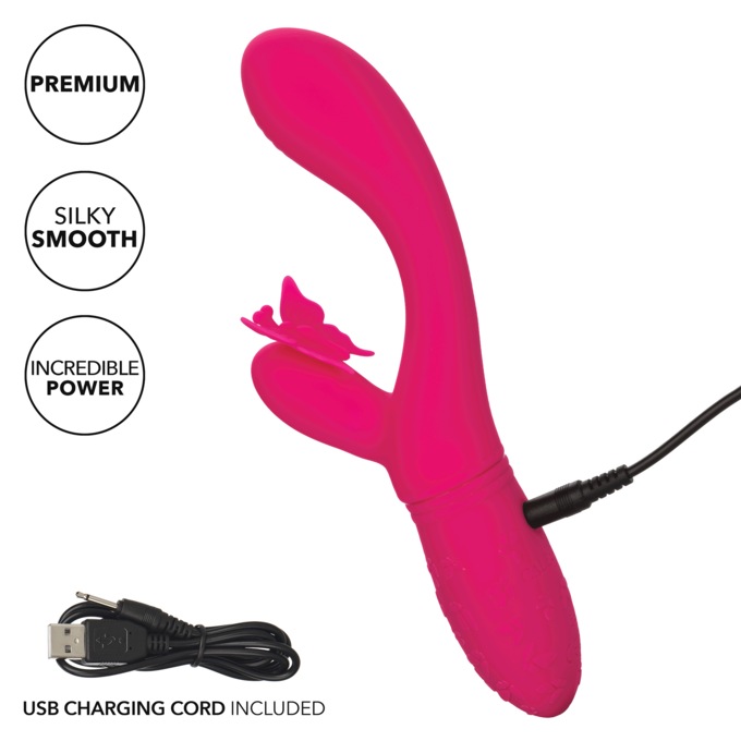 Rechargeable Butterfly Kiss Flutter By Calexotics, , large