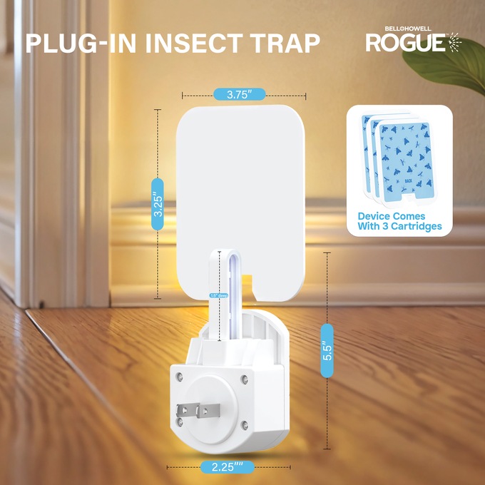Bell+Howell Rogue Plug-In Insect UV Light Trap , , large