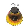 Solar Light Bird Feeder, Red, large