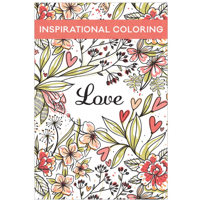 Set of 5 Inspirational Coloring Books, , large