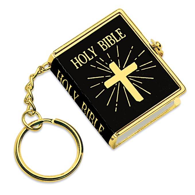 Holy Bible Key Chain, , large