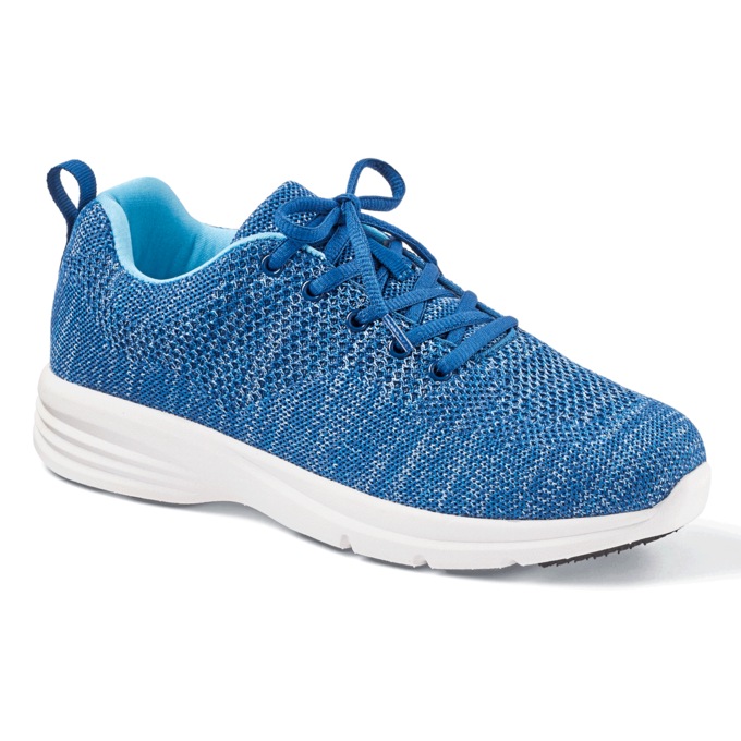 Women's Diabetic Sneaker, Blue, large