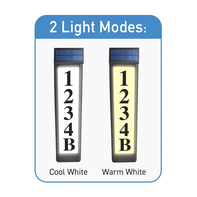 SensorBrite® Solar Powered Address Light, , large