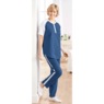 Short-Sleeve Henley Baseball Tunic, , large